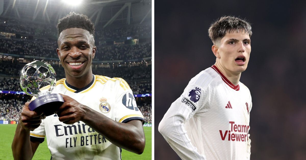 Man Utd star Alejandro Garnacho writes surprising comment on Vinicius Jr post