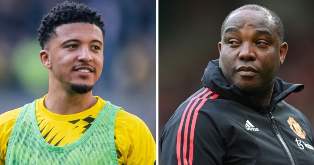 Benni McCarthy lifts lid on Jadon Sancho Man Utd row and why winger never apologised