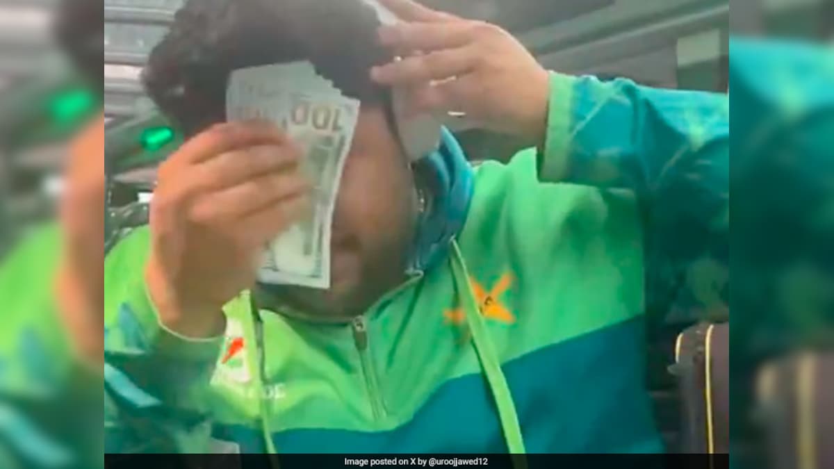 Babar Slammed For 'Shameless' Video Of Pakistan Star Azam Khan Wiping Sweat With Currency | Cricket News