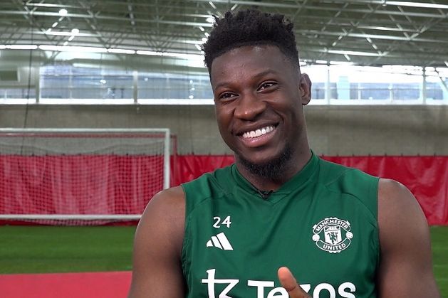 Manchester United's Andre Onana speaking ahead of FA Cup final