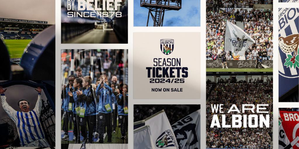 Kids for a Quid returns as 2024/25 season tickets go on sale | West Bromwich Albion