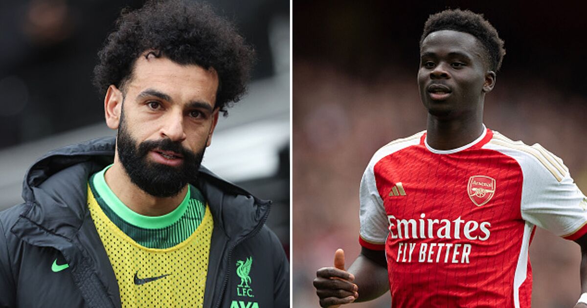 Bukayo Saka rated higher than prime Mohamed Salah as Arsenal icon stirs the pot