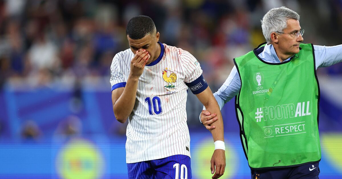 Kylian Mbappe rushed to hospital for surgery after Euro 2024 injury