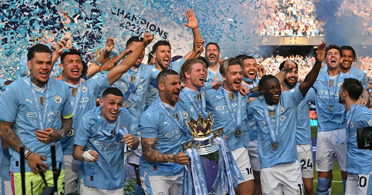 Man City fixtures in full as reigning champions start 2024/25 season vs big six rival