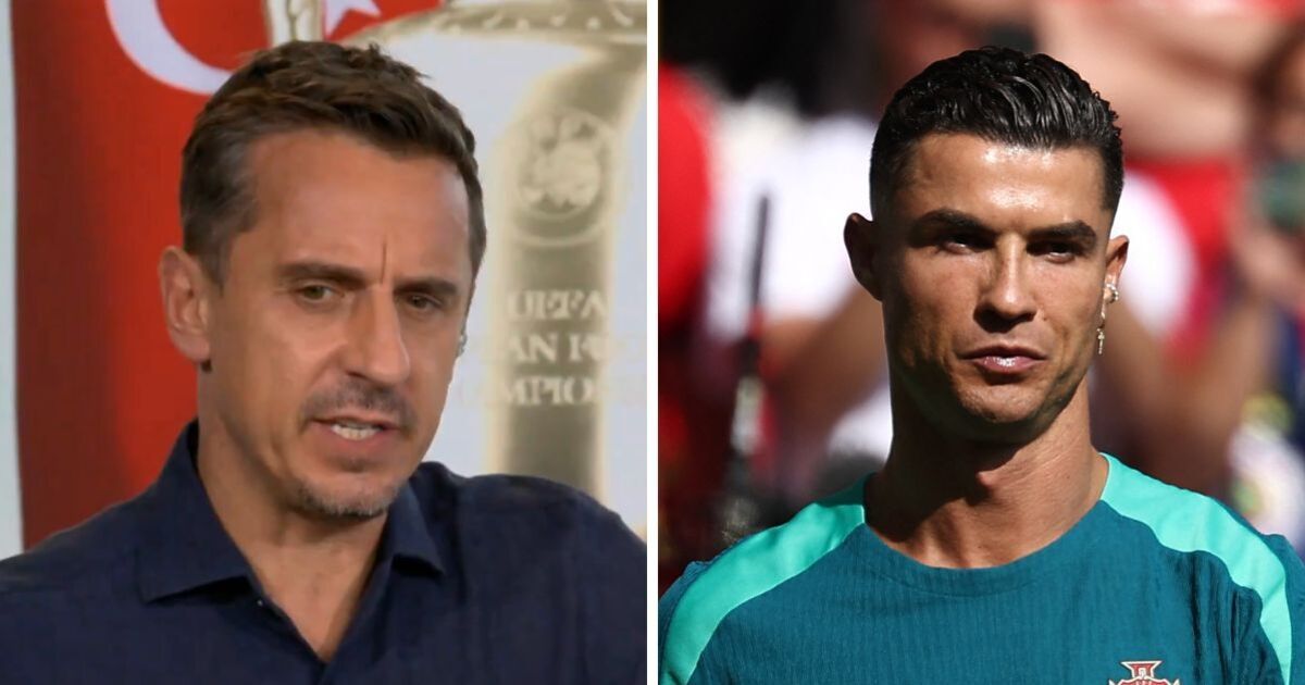 Cristiano Ronaldo ‘not right’ as Gary Neville left baffled by ‘illegal’ revelation on ITV