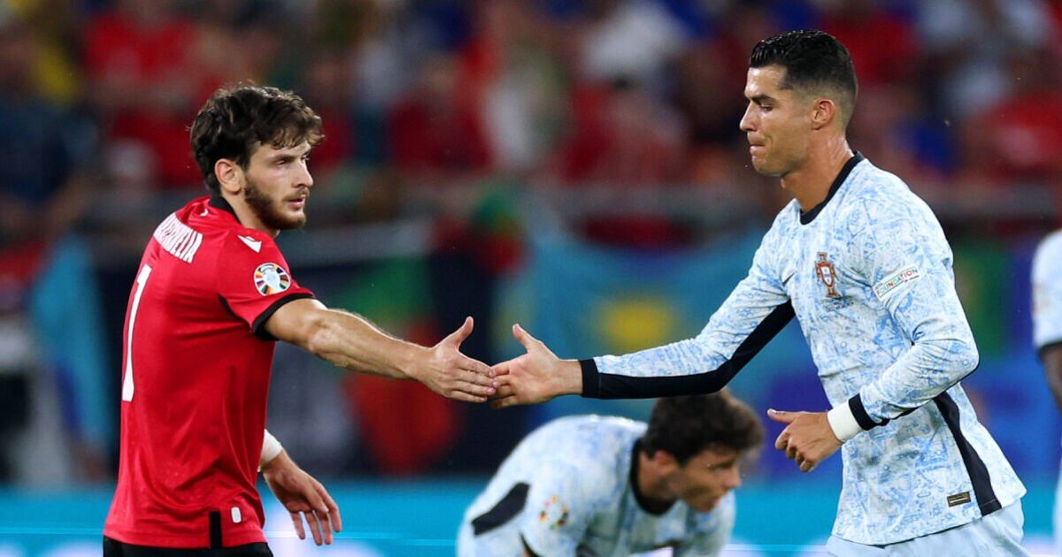 What Cristiano Ronaldo said to Euro 2024 star before throwing tantrum in Georgia defeat