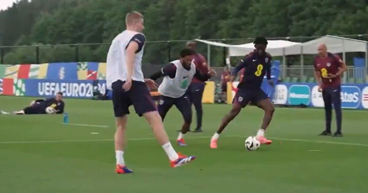 Kobbie Mainoo terrorises Liverpool star in England training and proves worth at Euro 2024