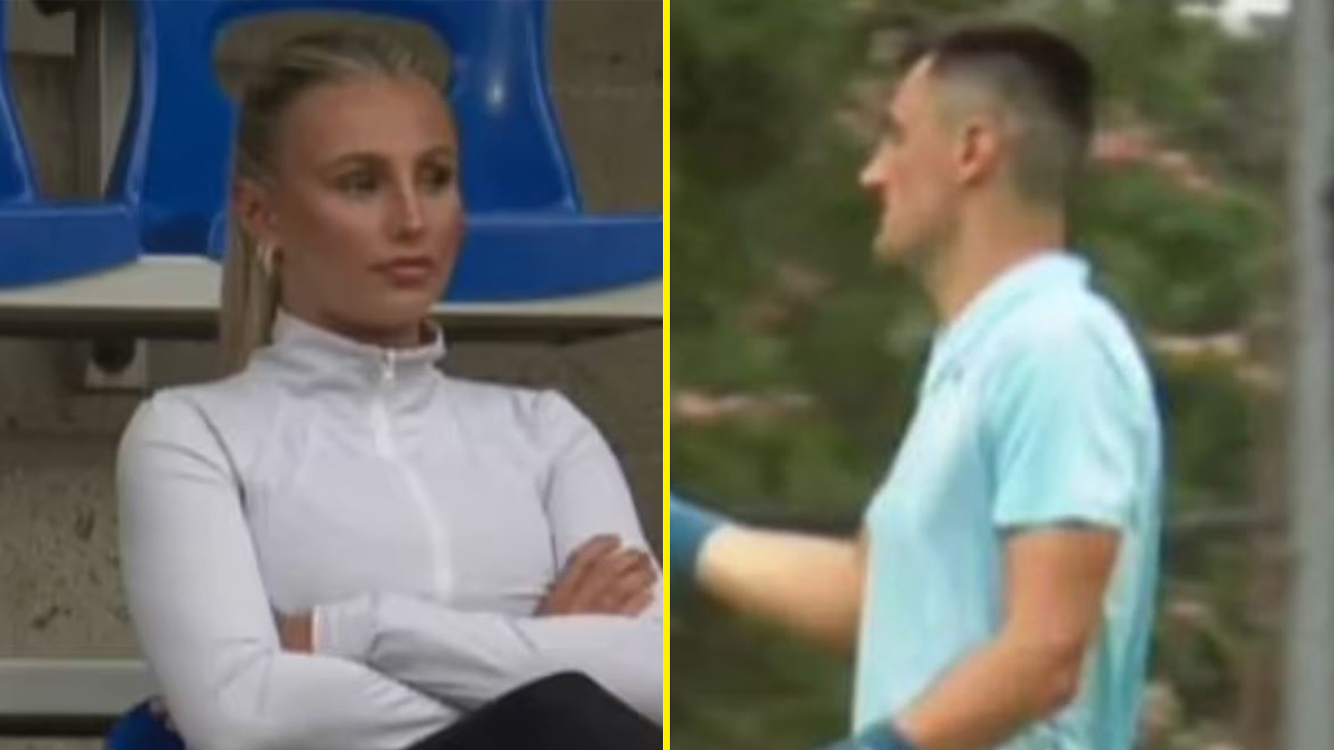Tennis star abandons match mid-game following bizarre row with girlfriend