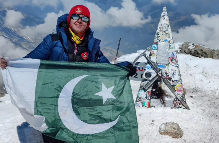 Samar Khan becomes first Pakistani to summit Europe’s highest peak