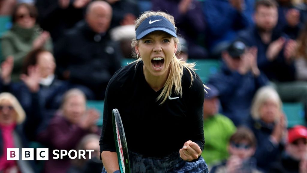Nottingham Open: Katie Boulter defeats fellow Briton Harriet Dart in first round