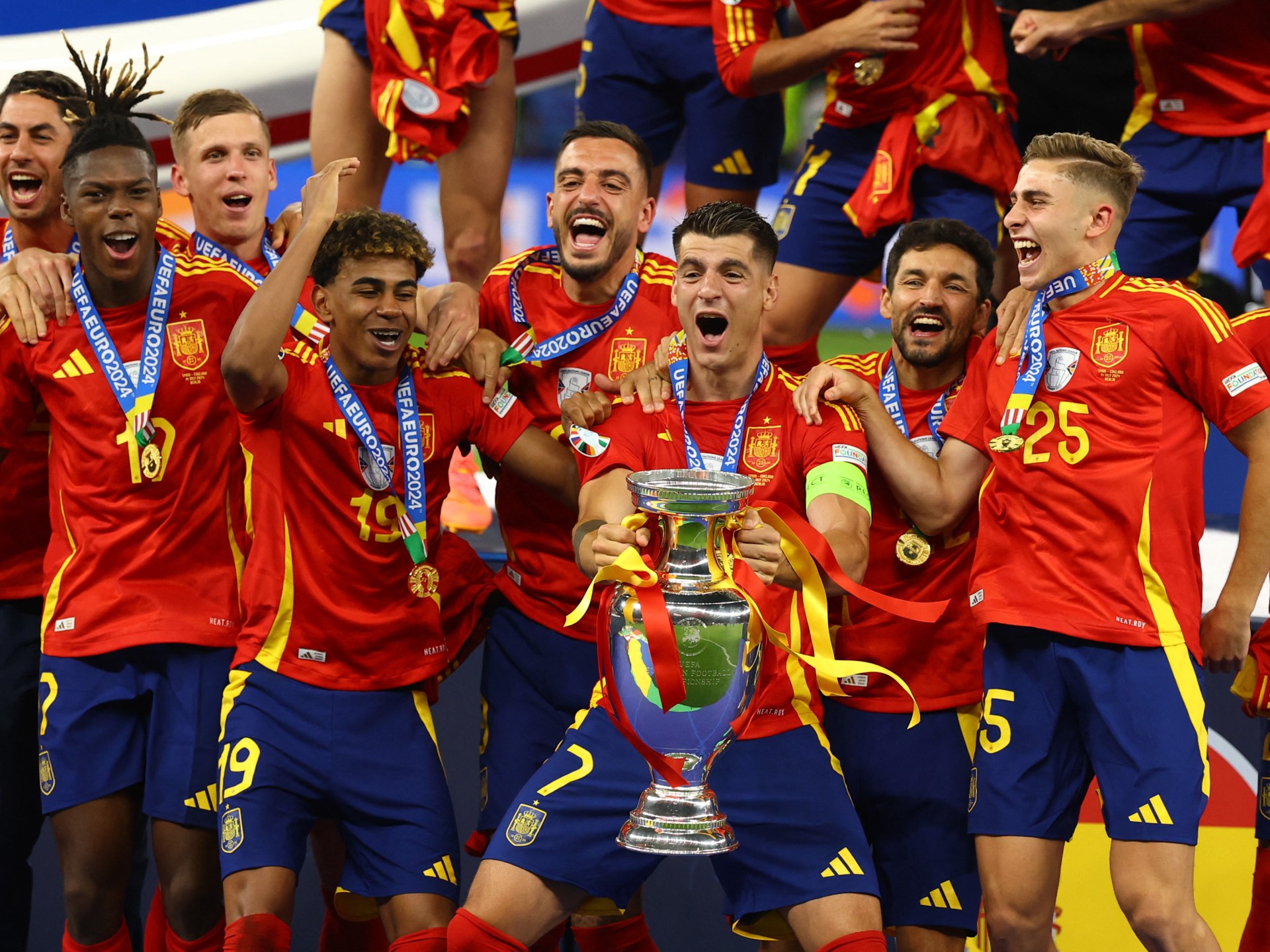 Spain beat England to be crowned Euro 2024 champions