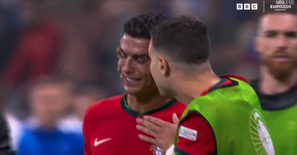 Cristiano Ronaldo in floods of tears after Portugal pen miss as Slovenia fans mock star