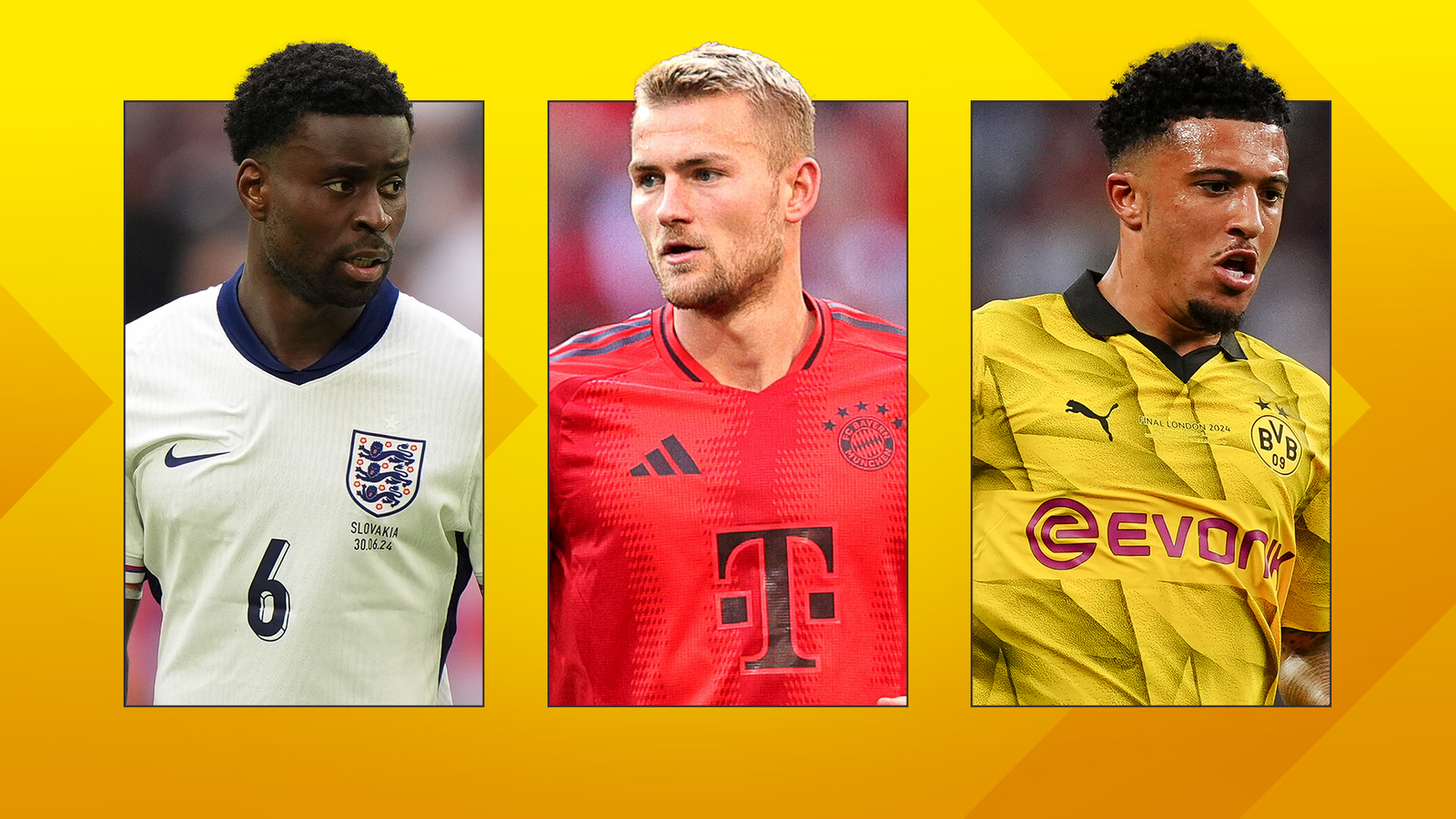 Transfer Centre LIVE! Marc Guehi, Matthijs de Ligt, Jadon Sancho latest