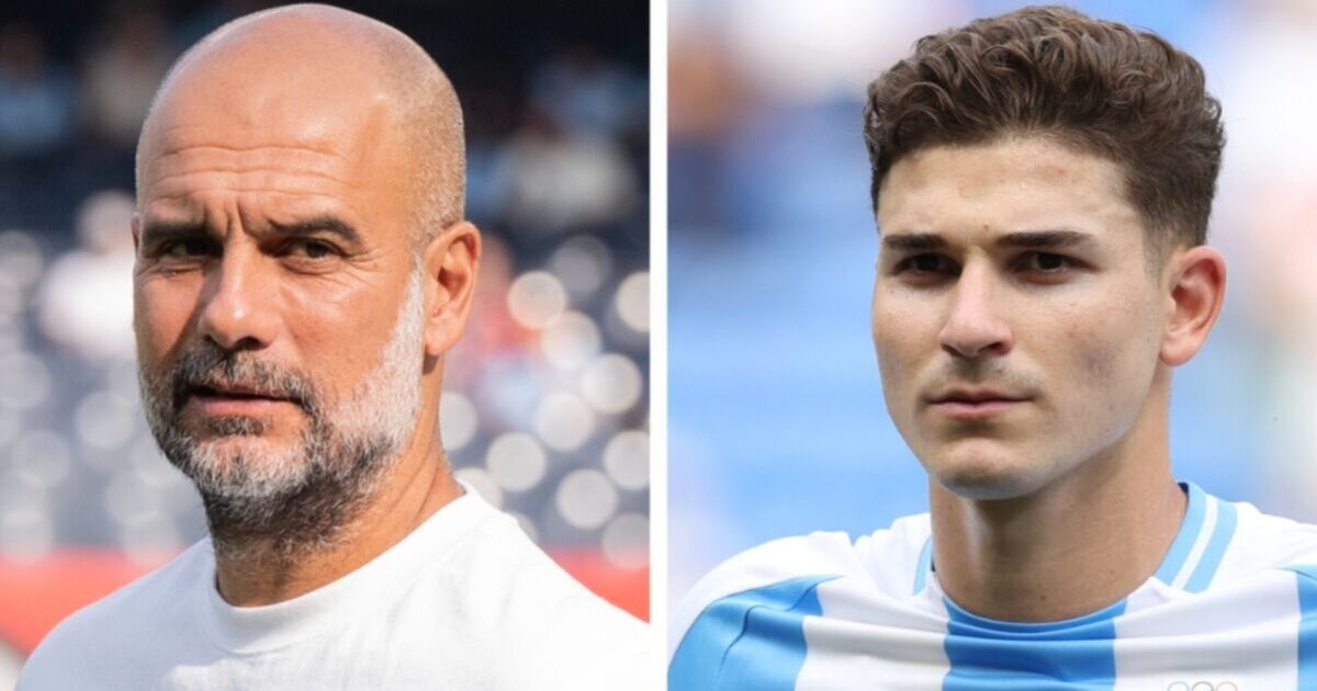 Pep Guardiola addresses Julian Alvarez Man City rumours as Arsenal 'hold talks'