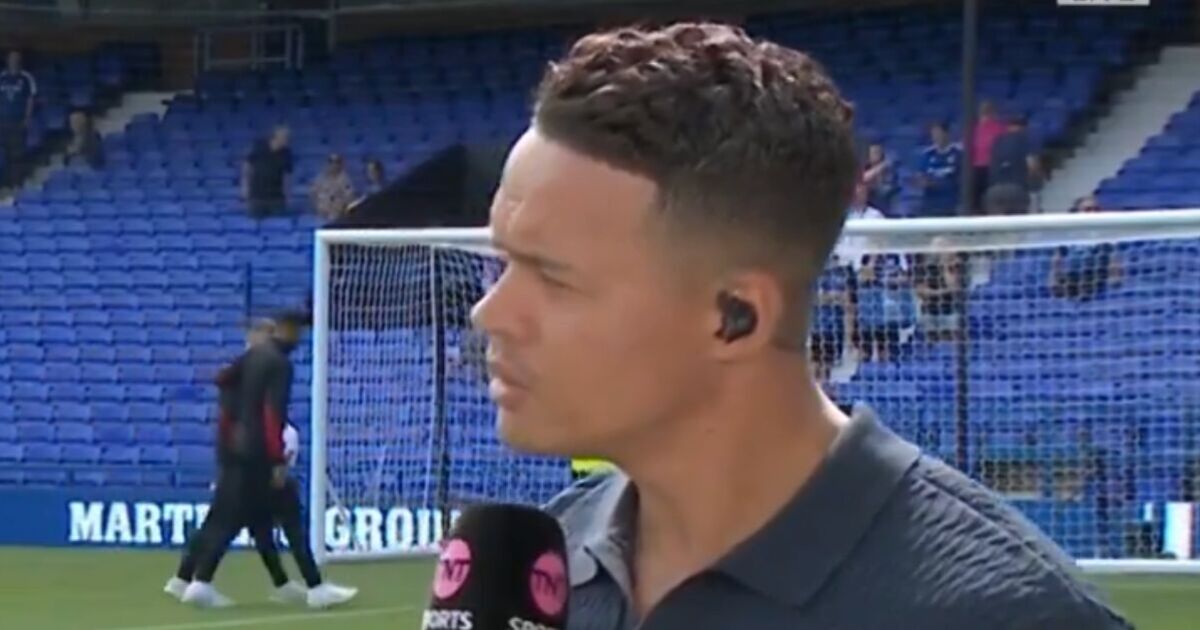 Jermaine Jenas calls out TNT Sports host for Mo Salah comment during Liverpool win