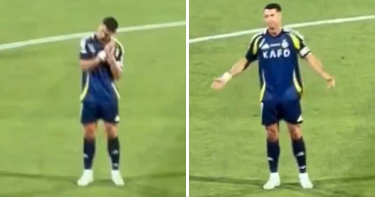 Cristiano Ronaldo berates Saudi team-mates after conceding four goals in 17 minutes