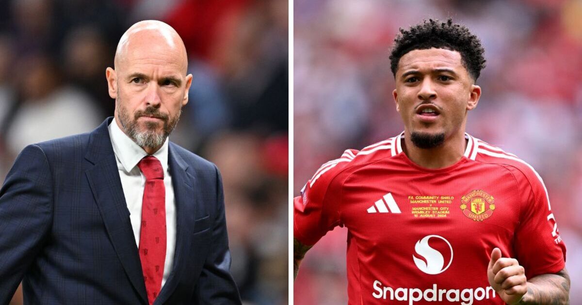 Erik ten Hag issues new Jadon Sancho statement as Man Utd boss drops transfer hint