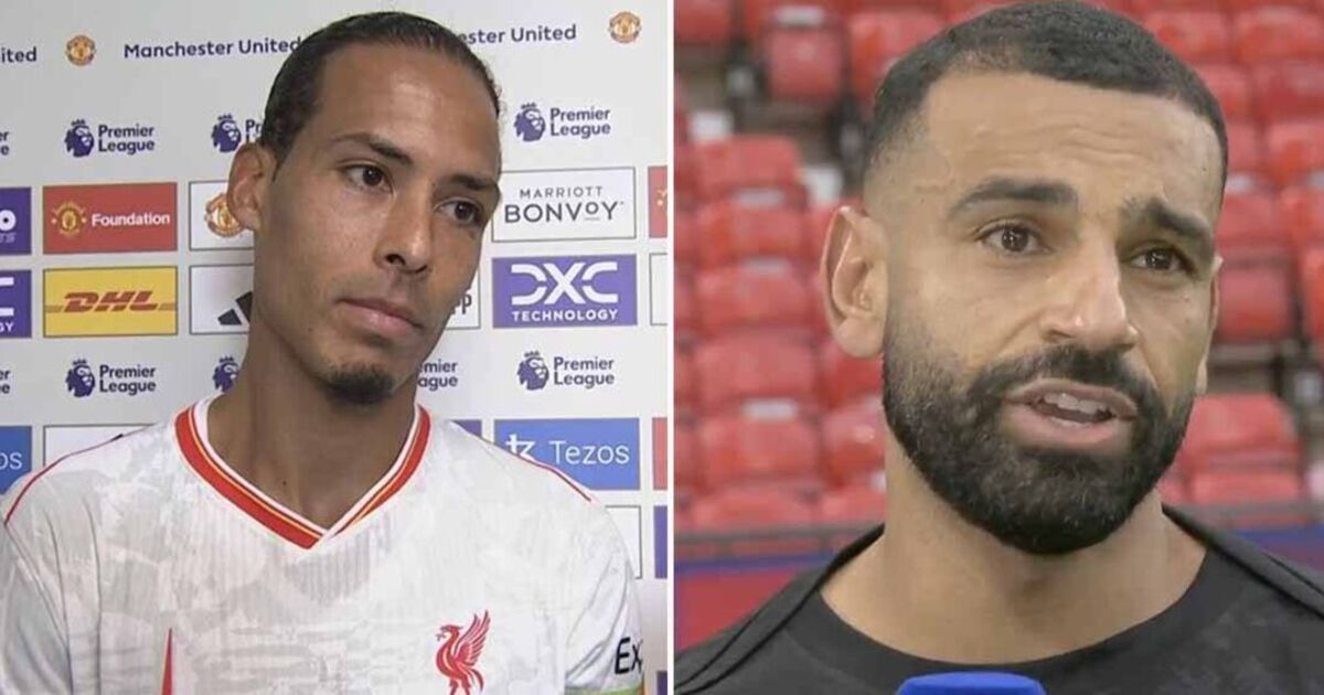 Mohamed Salah and Virgil van Dijk strongly disagree with Erik ten Hag after Liverpool win