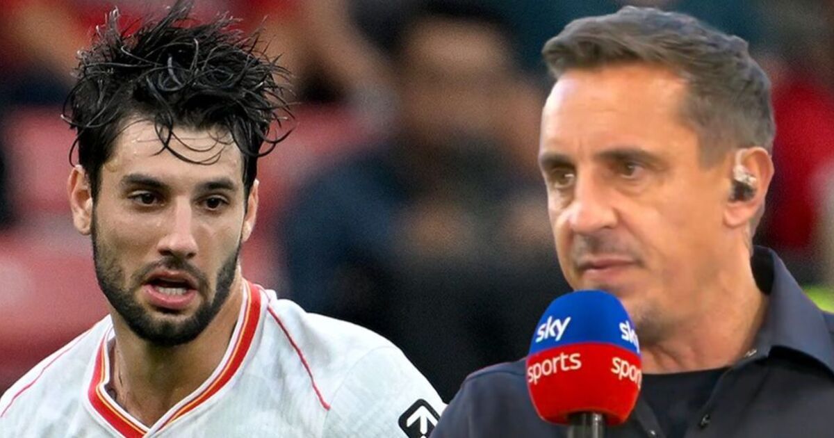 Gary Neville was ‘unprofessional’ for Man Utd vs Liverpool before Dominik Szoboszlai rant