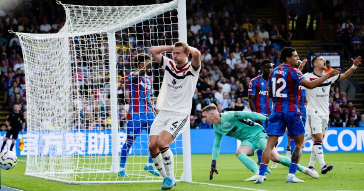 Man Utd left red-faced in Crystal Palace draw as Erik ten Hag runs into new problem