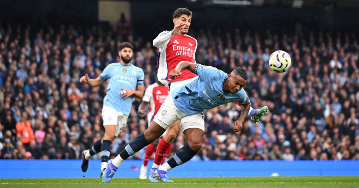 Arsenal duo red-faced after Man City draw as unwanted Premier League record set