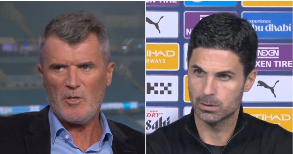 Roy Keane tells Mikel Arteta to 'show a bit of class' after icy Arsenal interview