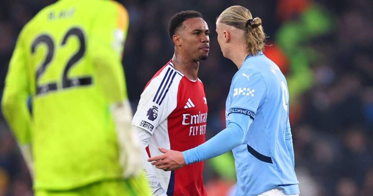 Arsenal star Gabriel fires vicious nine-word warning to Man City and Erling Haaland