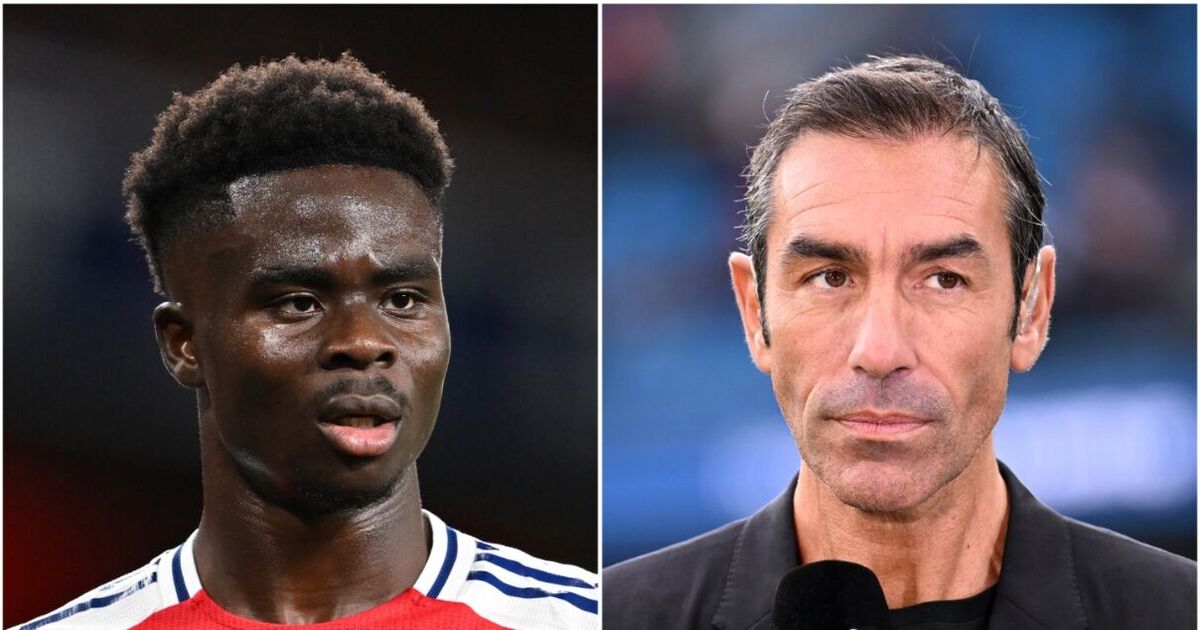 Bukayo Saka sends two-word message to Robert Pires after Arsenal legend's brutal snub