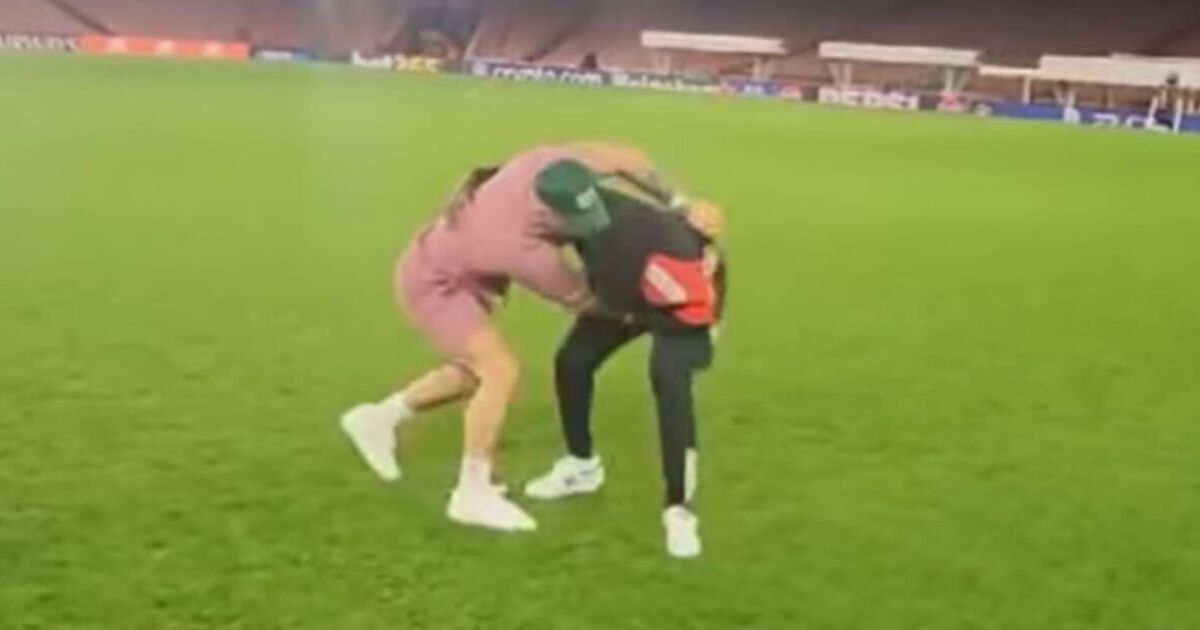 Bukayo Saka warns Conor McGregor as Arsenal star is kicked and grappled in random outburst