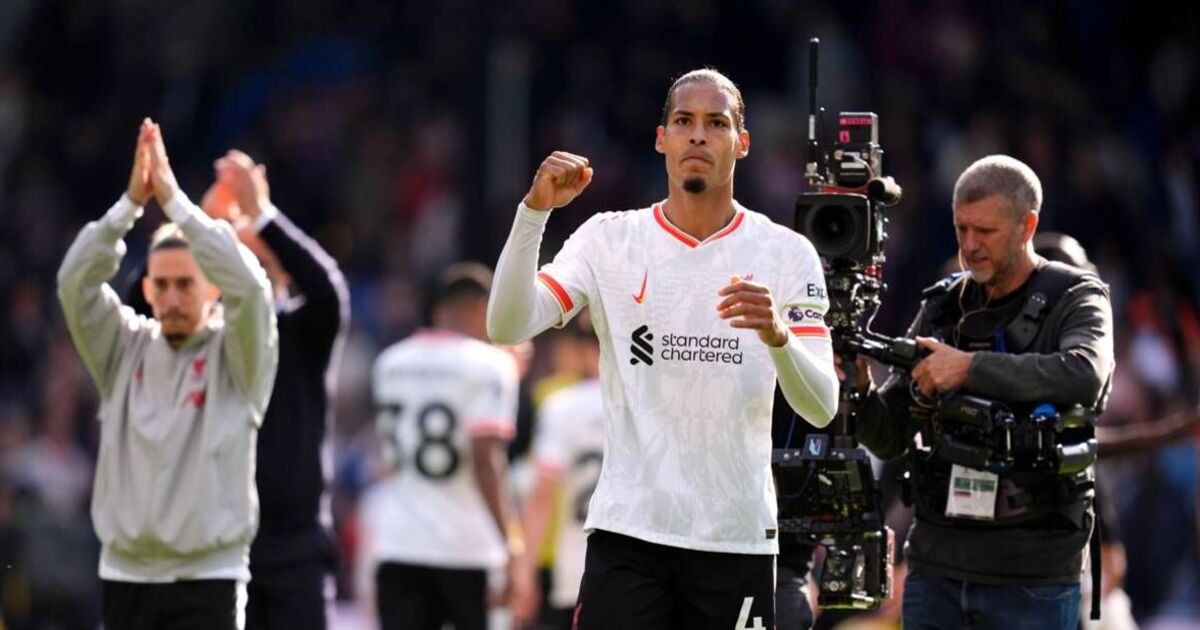 Liverpool captain Virgil van Dijk Premier League title statement