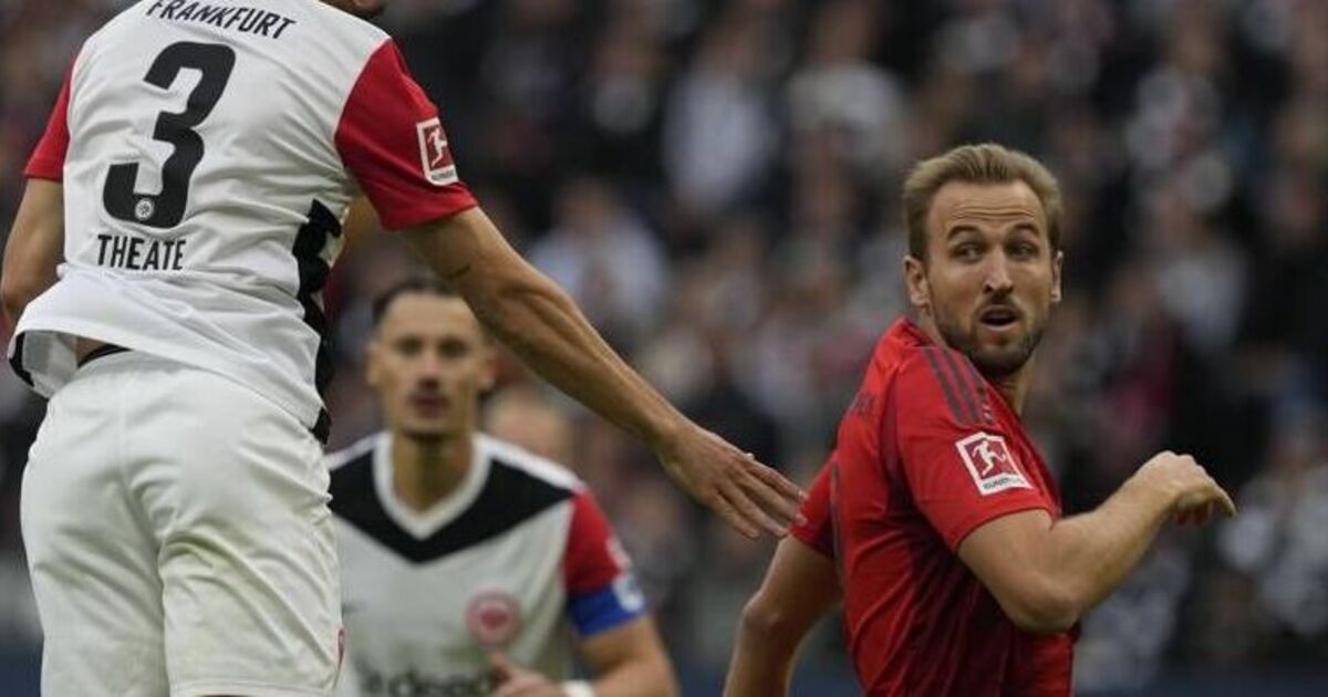 Harry Kane picks up knock in Bayern's 3-3 draw at Frankfurt right before England duty