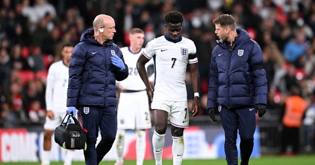 Arsenal get Bukayo Saka injury boost as England offer update after he left camp