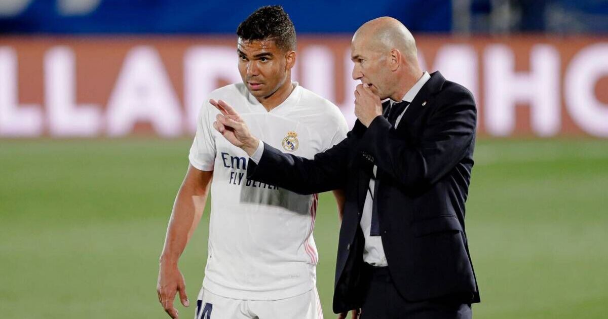 Zinedine Zidane has already been sent clear Man Utd message by former ally Casemiro