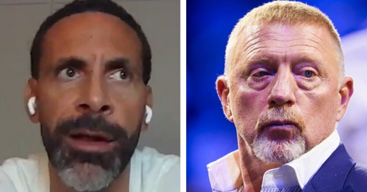 Boris Becker backs up Man Utd icon Rio Ferdinand in strange social media exchange