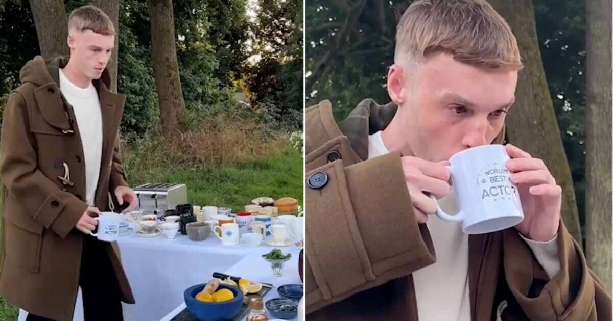 Cole Palmer makes cup of tea in new video and has fans changing their own technique