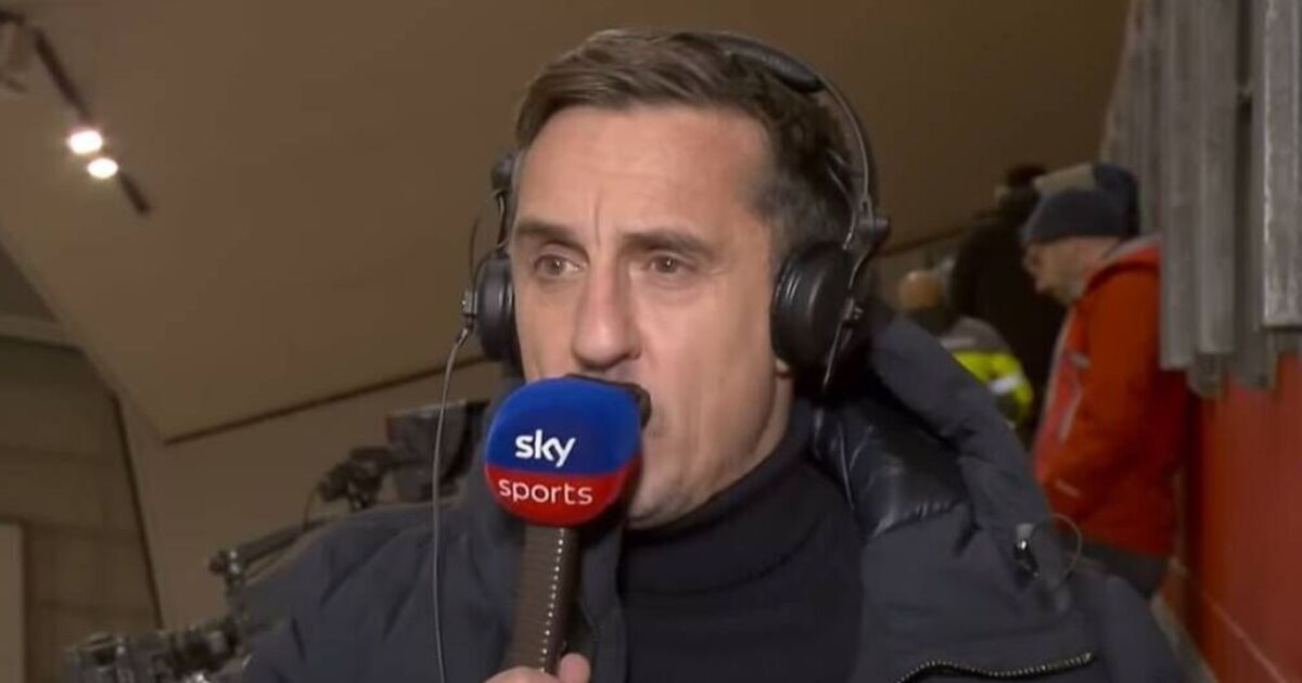 Gary Neville doubles down on Liverpool stance with 'short' comment after Chelsea win