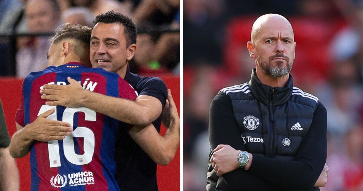 Xavi can reunite with three Barcelona stars at Man Utd if he replaces Erik ten Hag