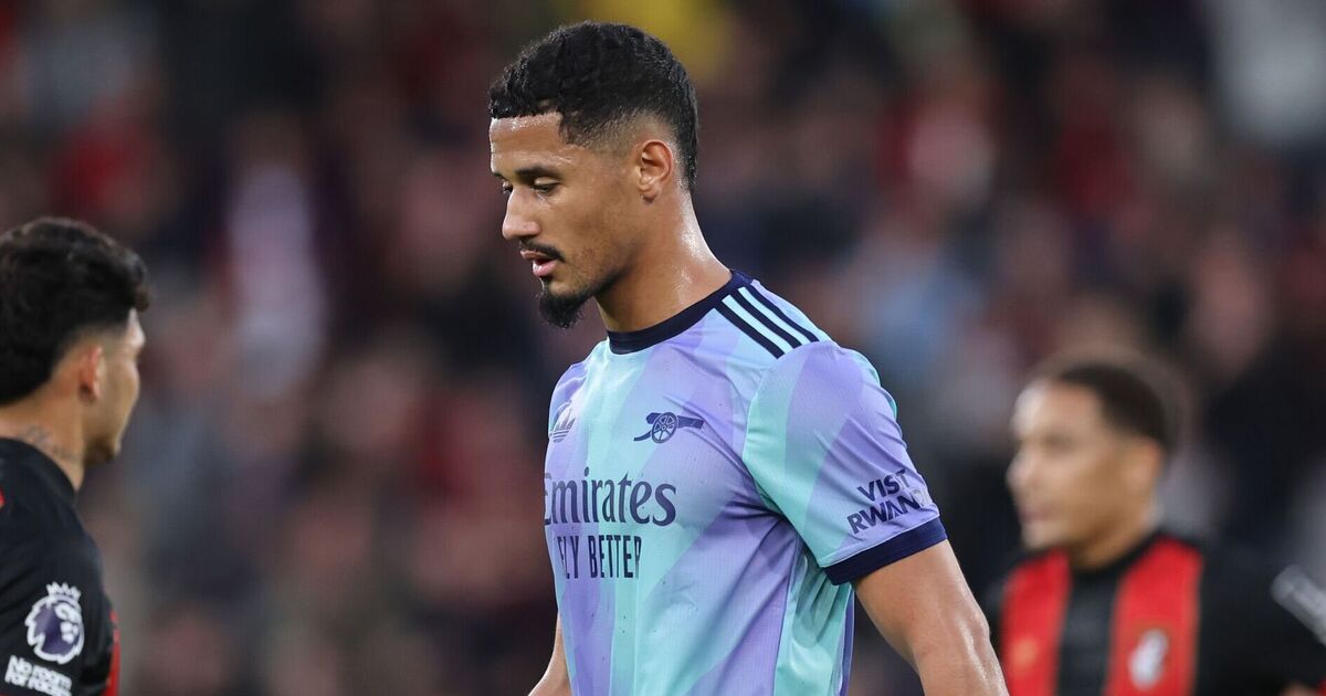 William Saliba brutally snubbed in league's top three defenders – 'Too many mistakes'