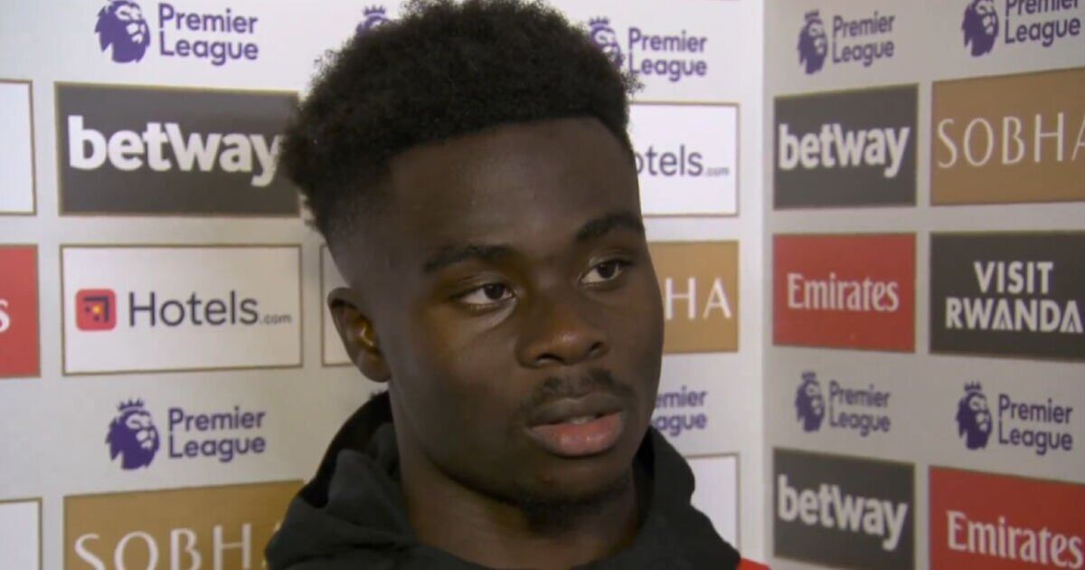 Bukayo Saka reveals Arsenal dressing room reaction to Liverpool draw with telling comment