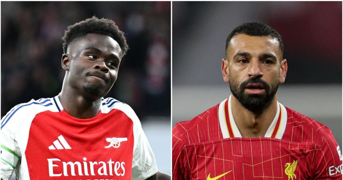 Bukayo Saka tipped to replace Mohamed Salah as Liverpool hero makes bold prediction