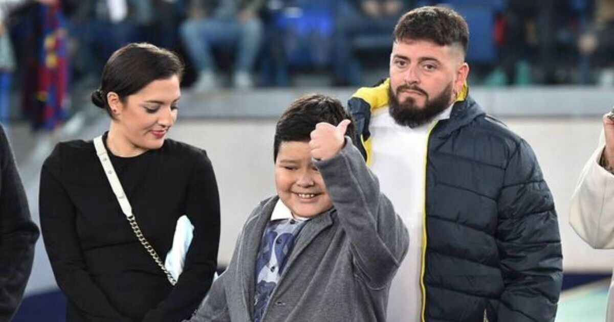 Diego Maradona’s son, 11, announces football desire as he ‘misses phone calls with dad’