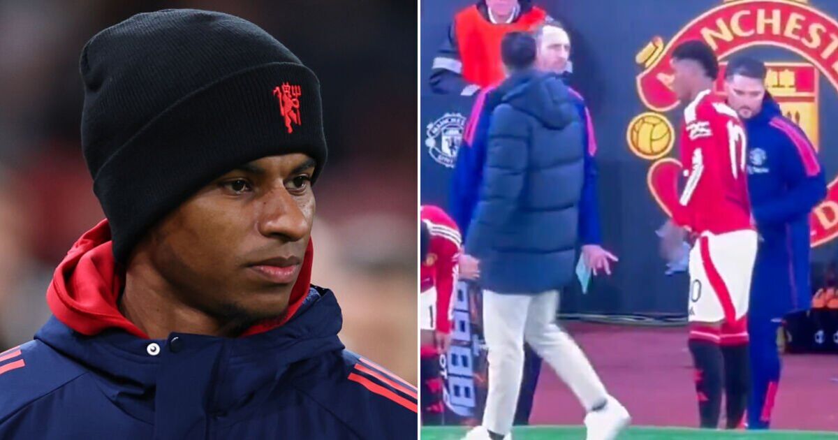 Marcus Rashford slammed for 'disrespectful' Man Utd actions spotted by eagle-eyed fans