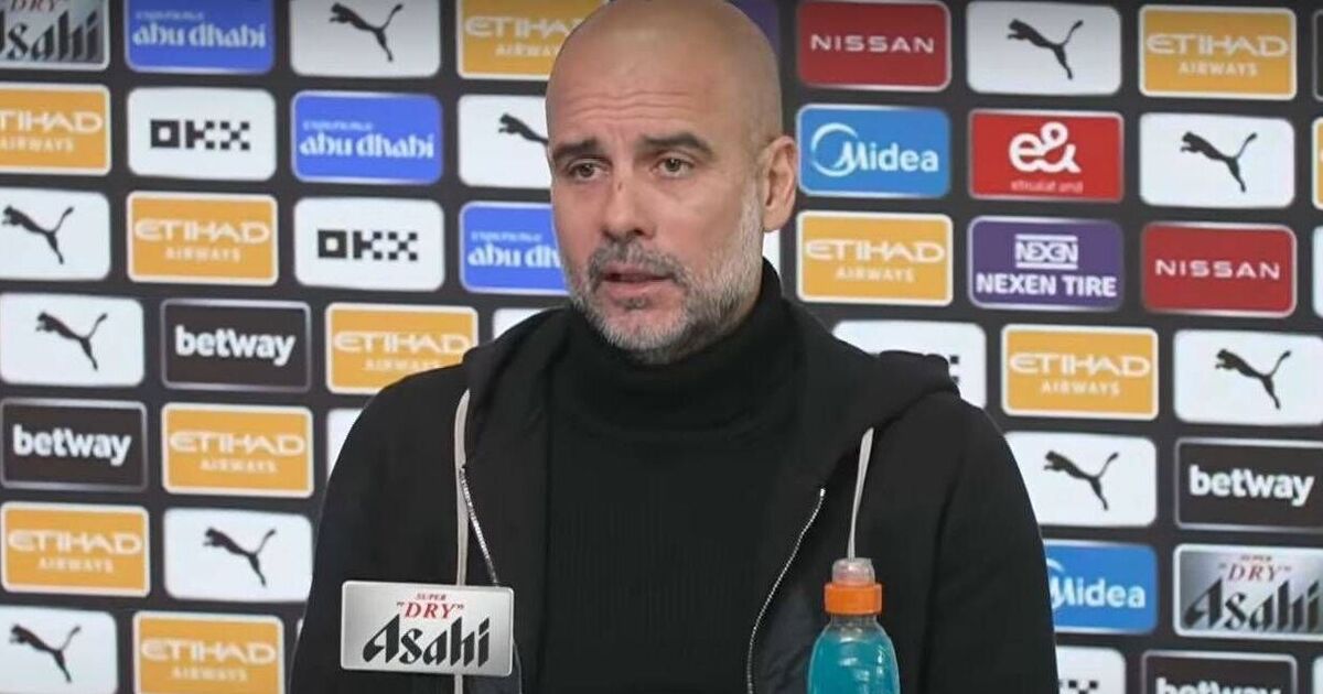 Pep Guardiola gives blunt response to Liverpool boss Arne Slot's 115 charges joke