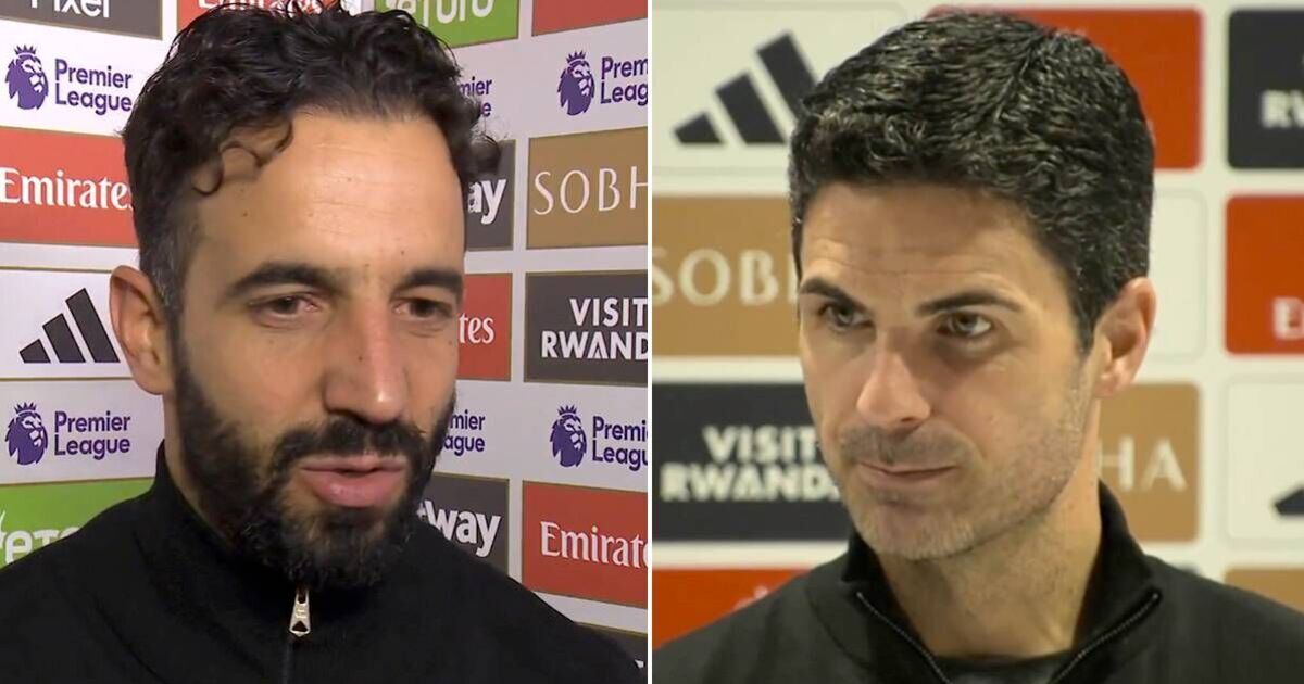 What Ruben Amorim said about Arsenal speaks volumes and Mikel Arteta completely disagrees