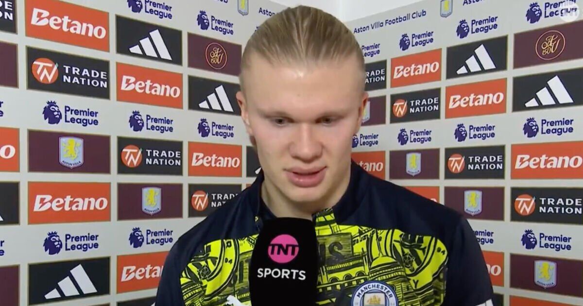 Erling Haaland names who is blame for Man City woes after Aston Villa defeat