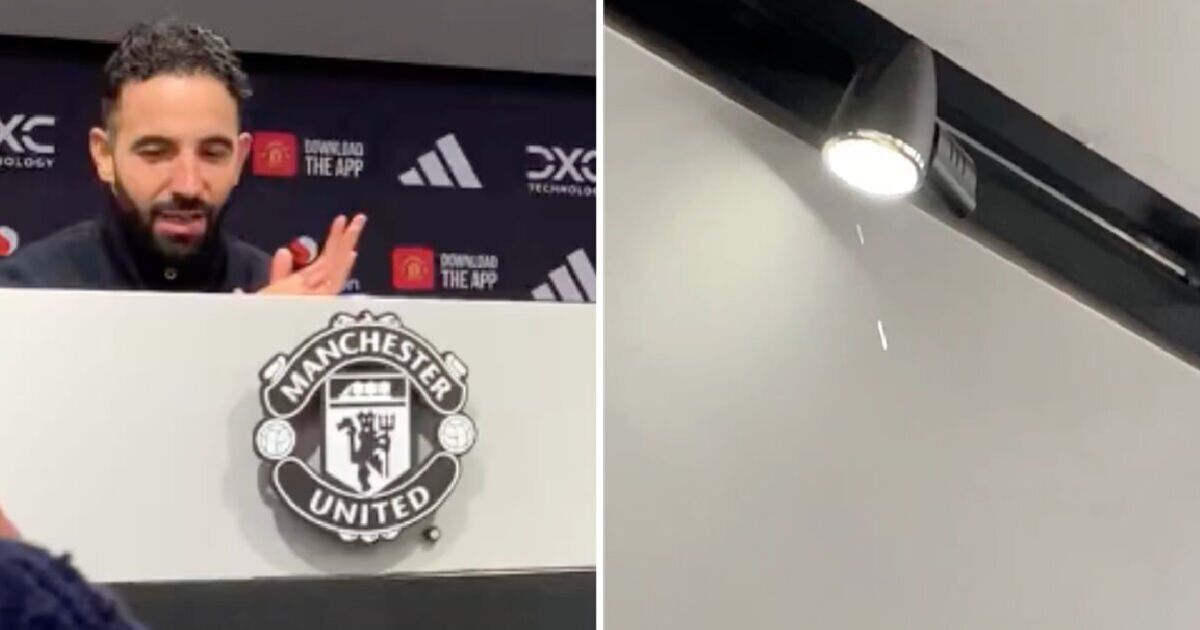 More Man Utd embarrassment as Ruben Amorim press conference interrupted by a leak