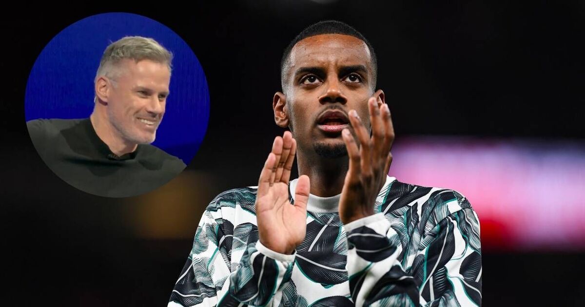 Alexander Isak responds after Jamie Carragher named price tag for Arsenal target